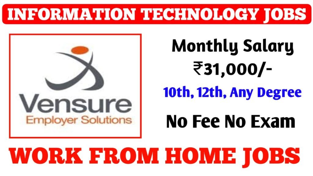 RESPECTFUL SUPER WFH JOBS IN VENSURE COMPANY 2024