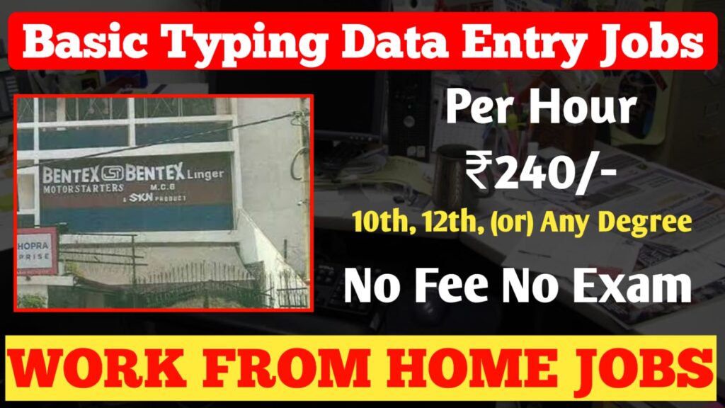 best data entry typing jobs wfh 2024