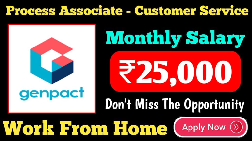 GENPACT BEST CUSTOMER SERVICE JOBS 2024