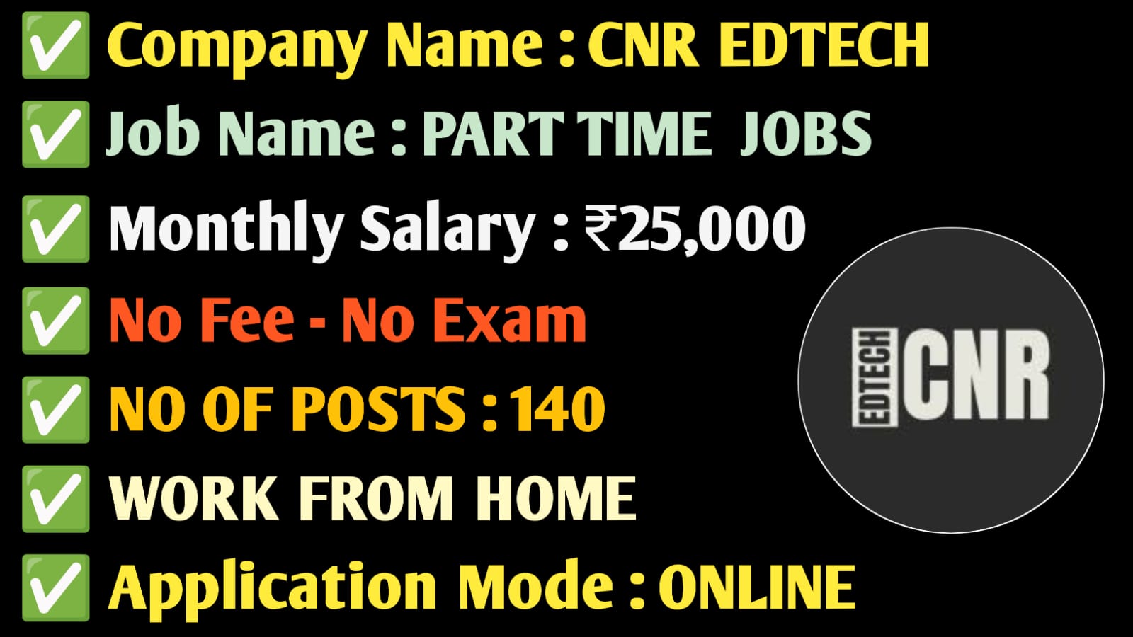 EXCELLENT PART TIME FULL TIME JOBS IN 2025