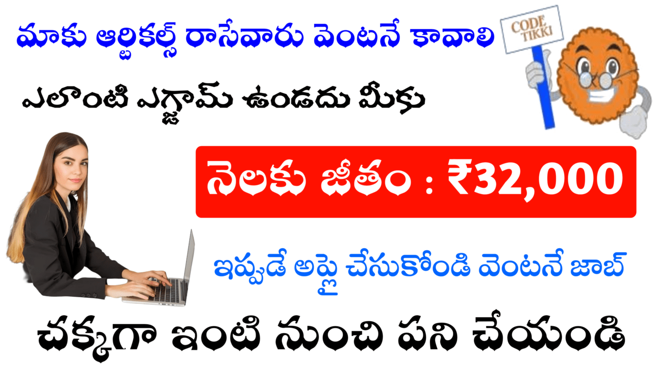 Big Article Writing Job Information's 2025