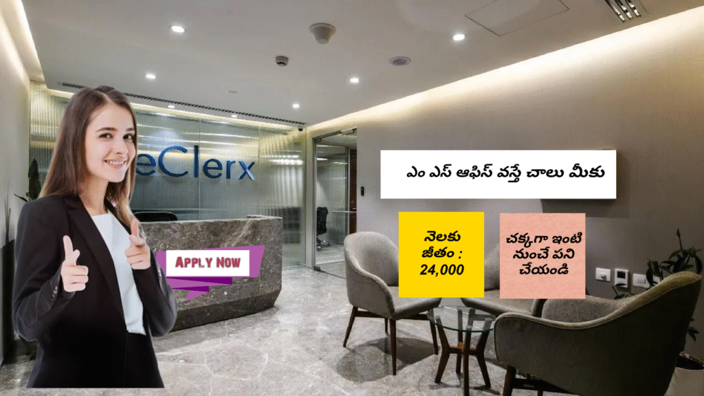 ఎం ఎస్ ఆఫీస్ వస్తే చాలు మీకు ₹25 వేలు జీతం