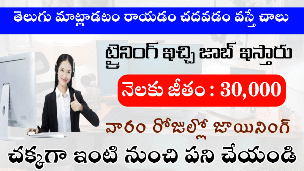 తెలుగు మాట్లాడటం రాయడం చదవడం వస్తే చాలు మీకు