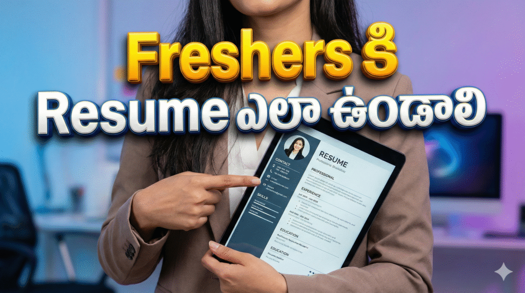 2026 లో Freshers కోసం Resume ఎందుకు అత్యంత ముఖ్యమైనది?