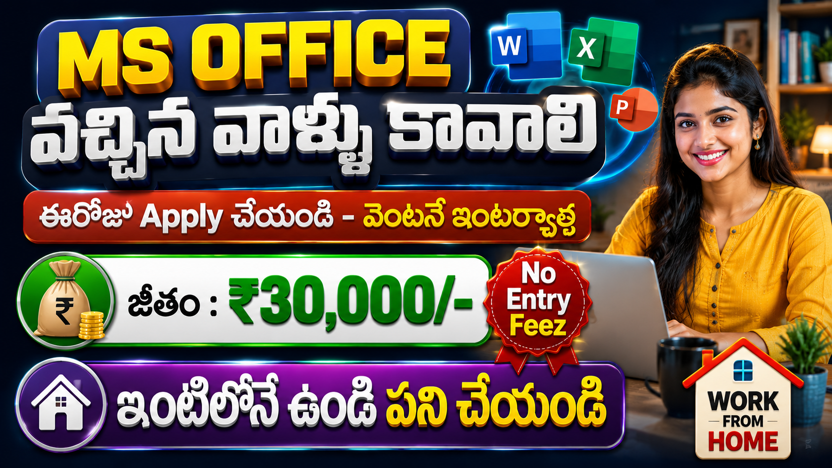 Back Office Support Executive – Work From Home