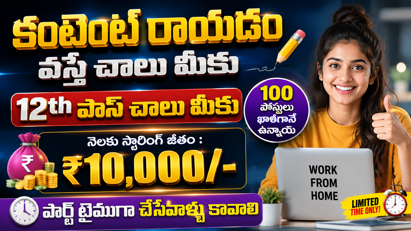 Super Work From Home Jobs In Telugu 2026