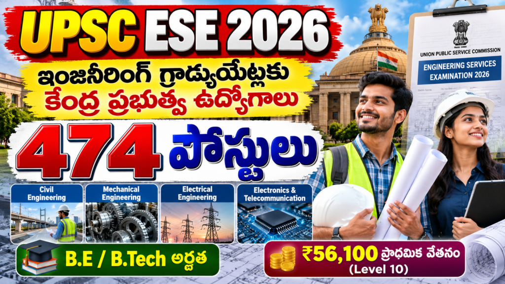 Best upsc-ese-recruitment-2026 